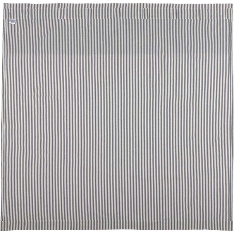 Piper Classics Farmhouse Ticking Blue Stripe Shower Curtain - Image 3